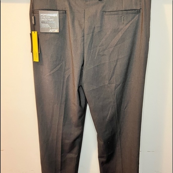 NWT Apt 9 Men’s Stretch Dress Pants Size 36x34 - Picture 2 of 8